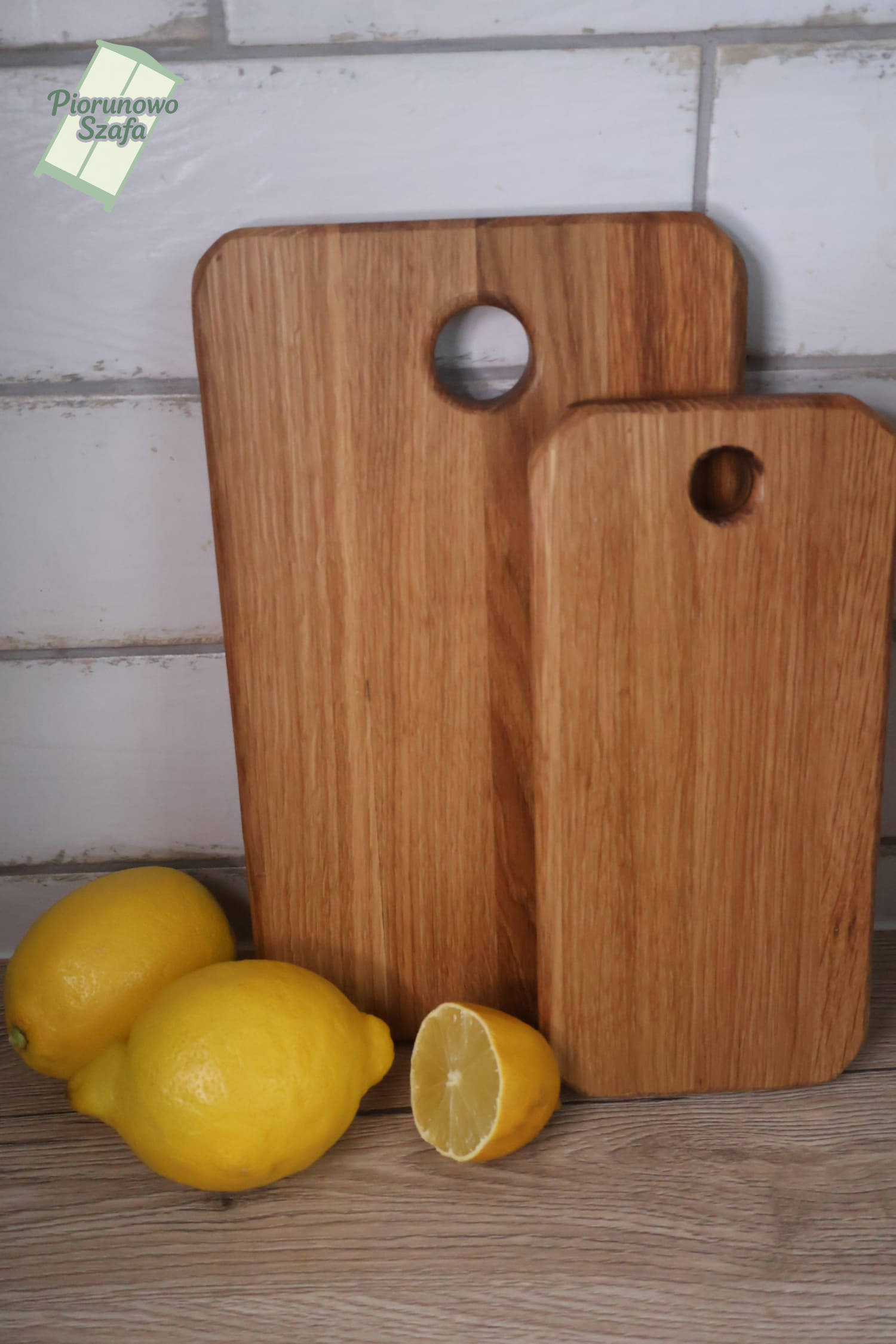 Dębowe deski do krojenia, serwowania pożywienia, ozdobne