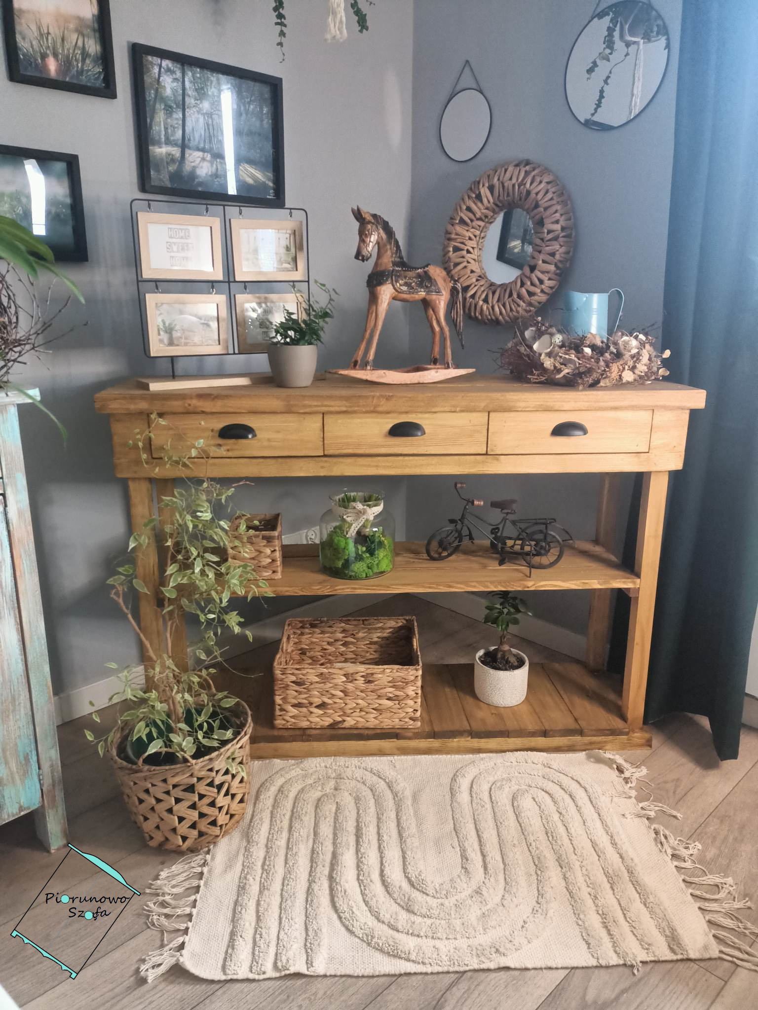 Regałó Vintage 3 szuflady