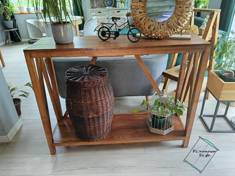 Konsola Jesionowa brąz