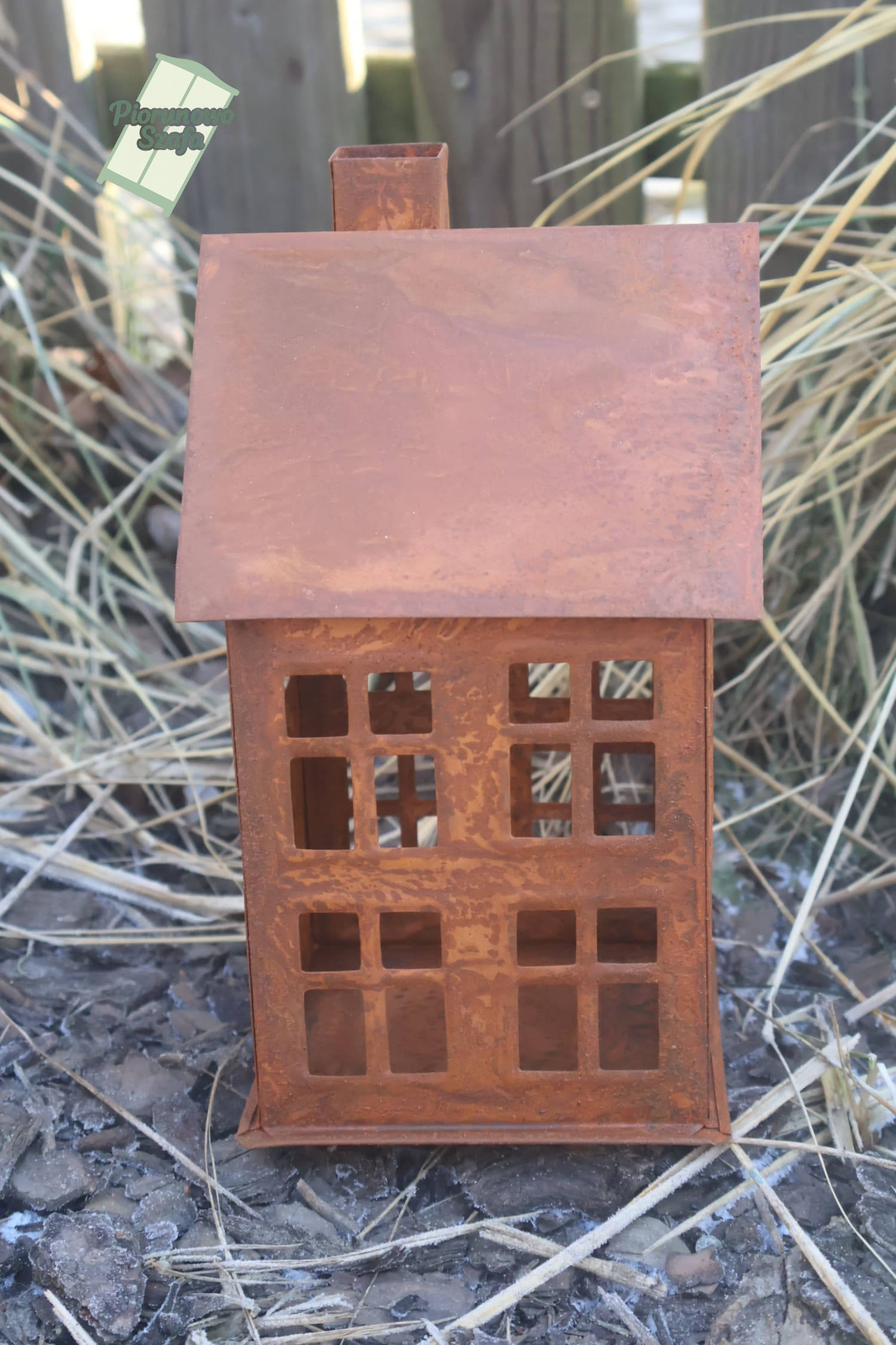 Dekoracyjny domek świecznik na tealighty mały