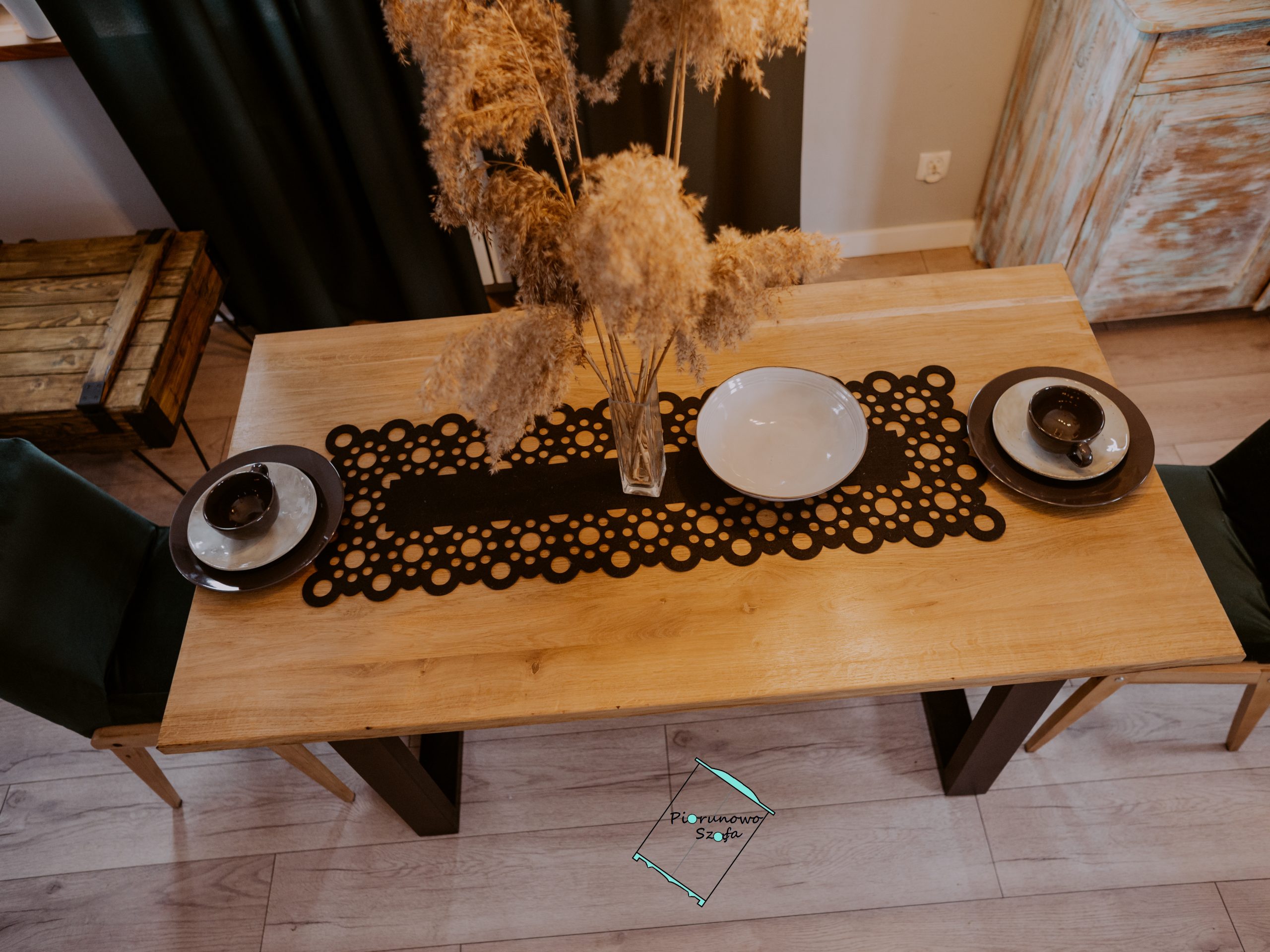 Stół dębowy loft, do jadalni/salonu