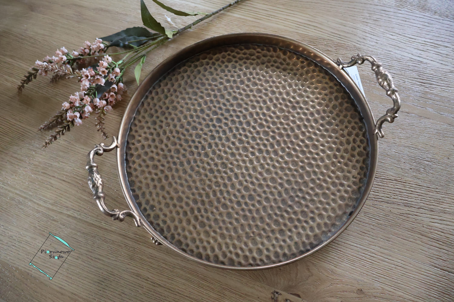 Taca okrągła młotkowana