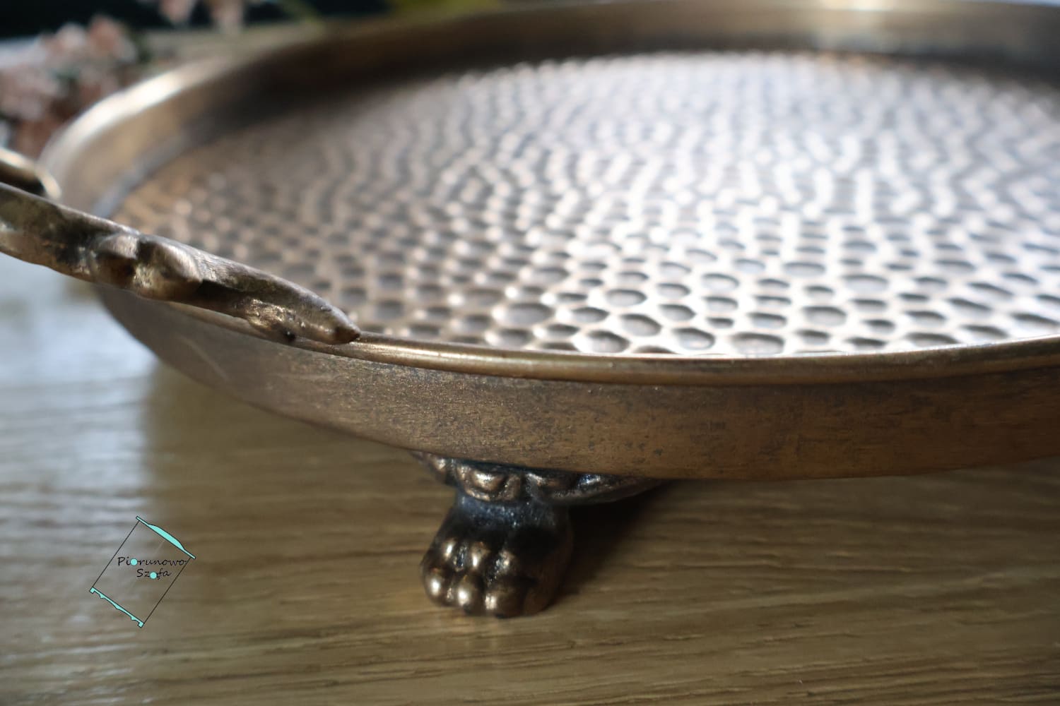 Taca okrągła młotkowana