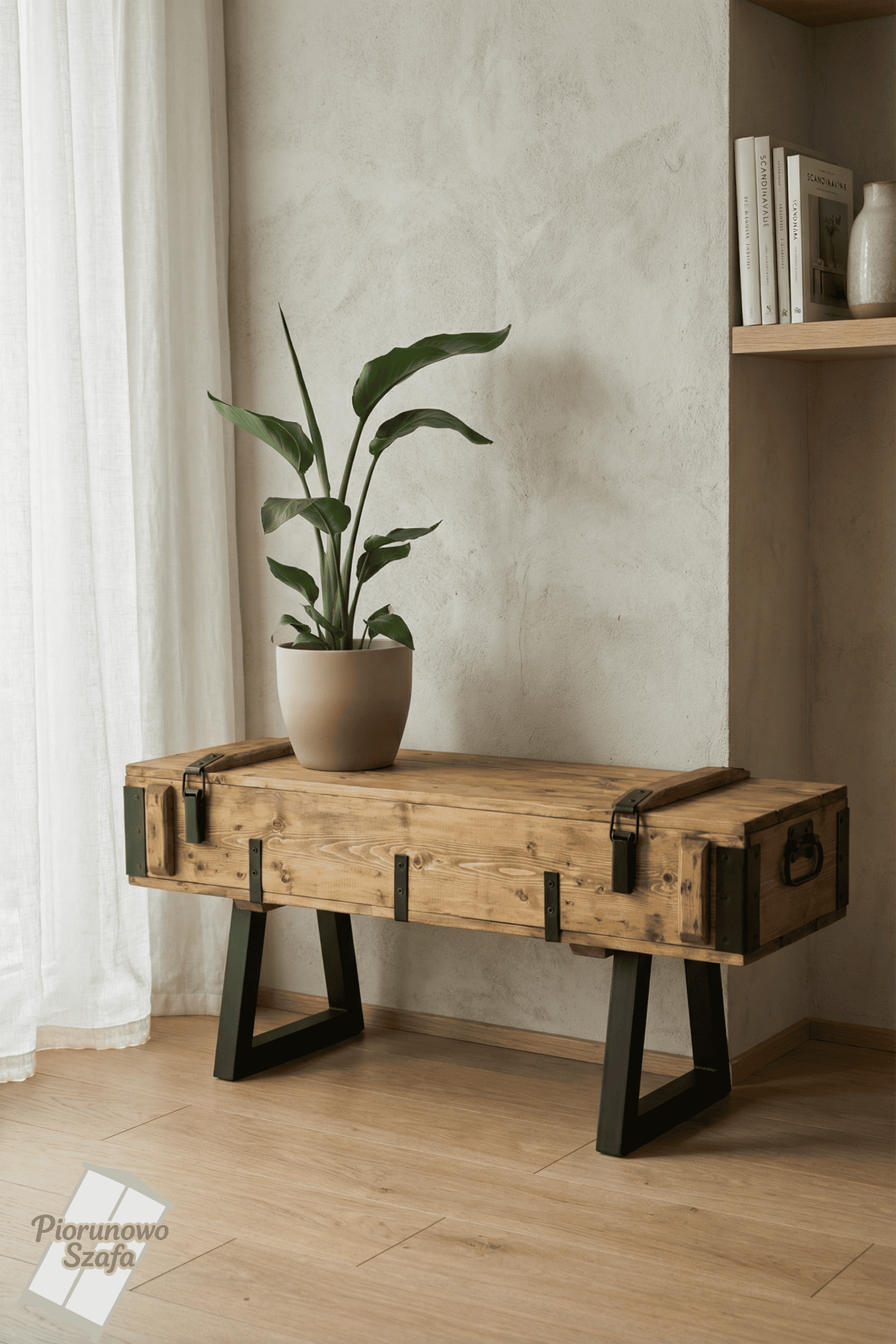 Skrzynia, siedzisko na buty do przedpokoju