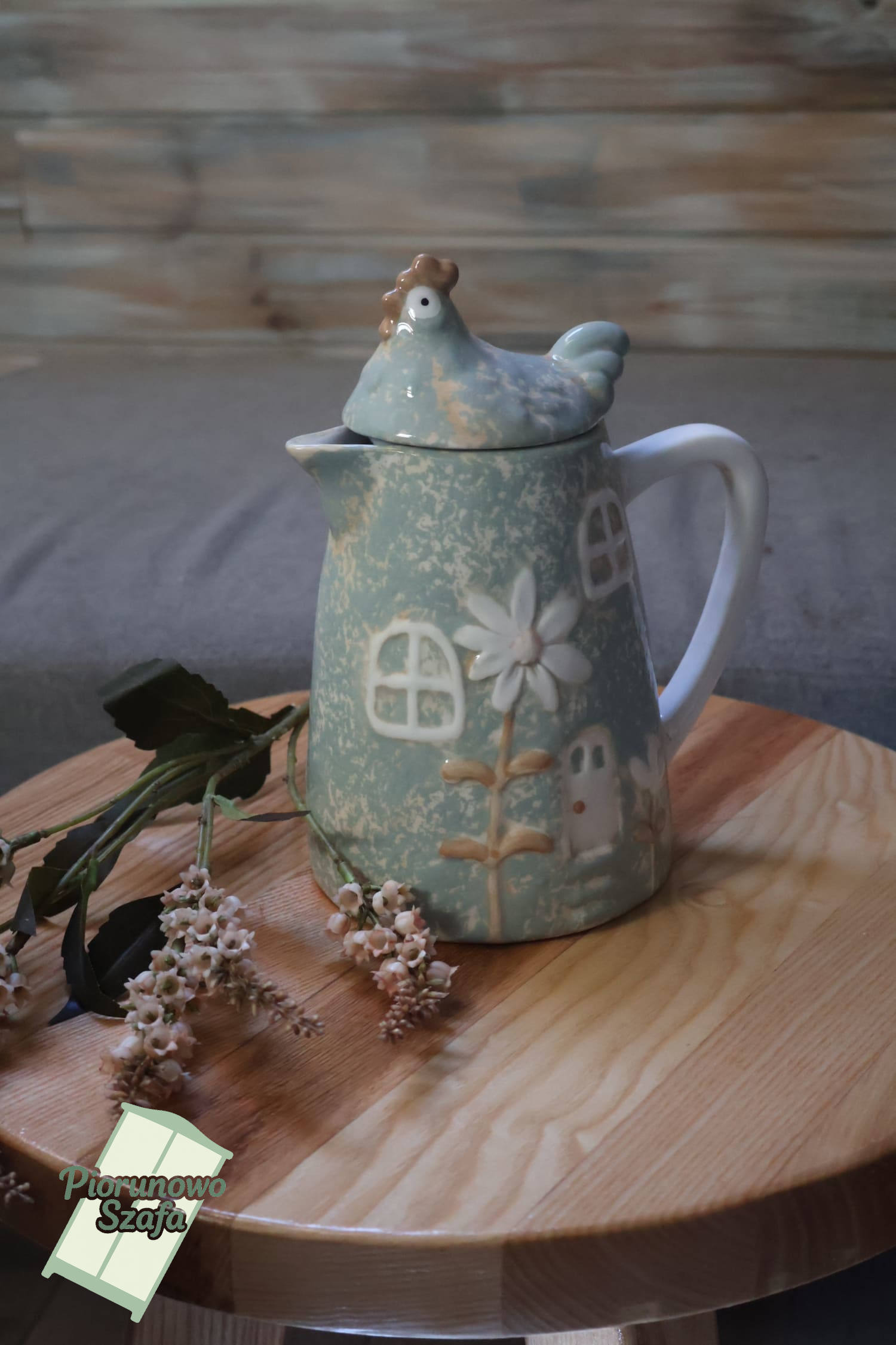 Dzbanek ceramiczny kura