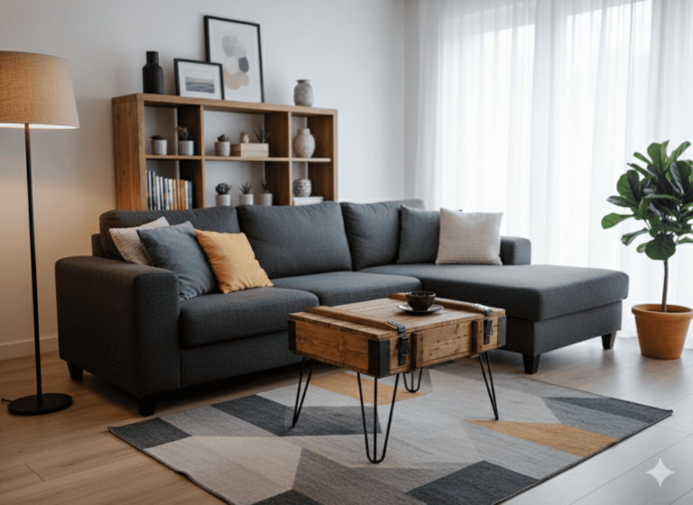 Wnętrze w stylu retro inspirowane psychologią designu