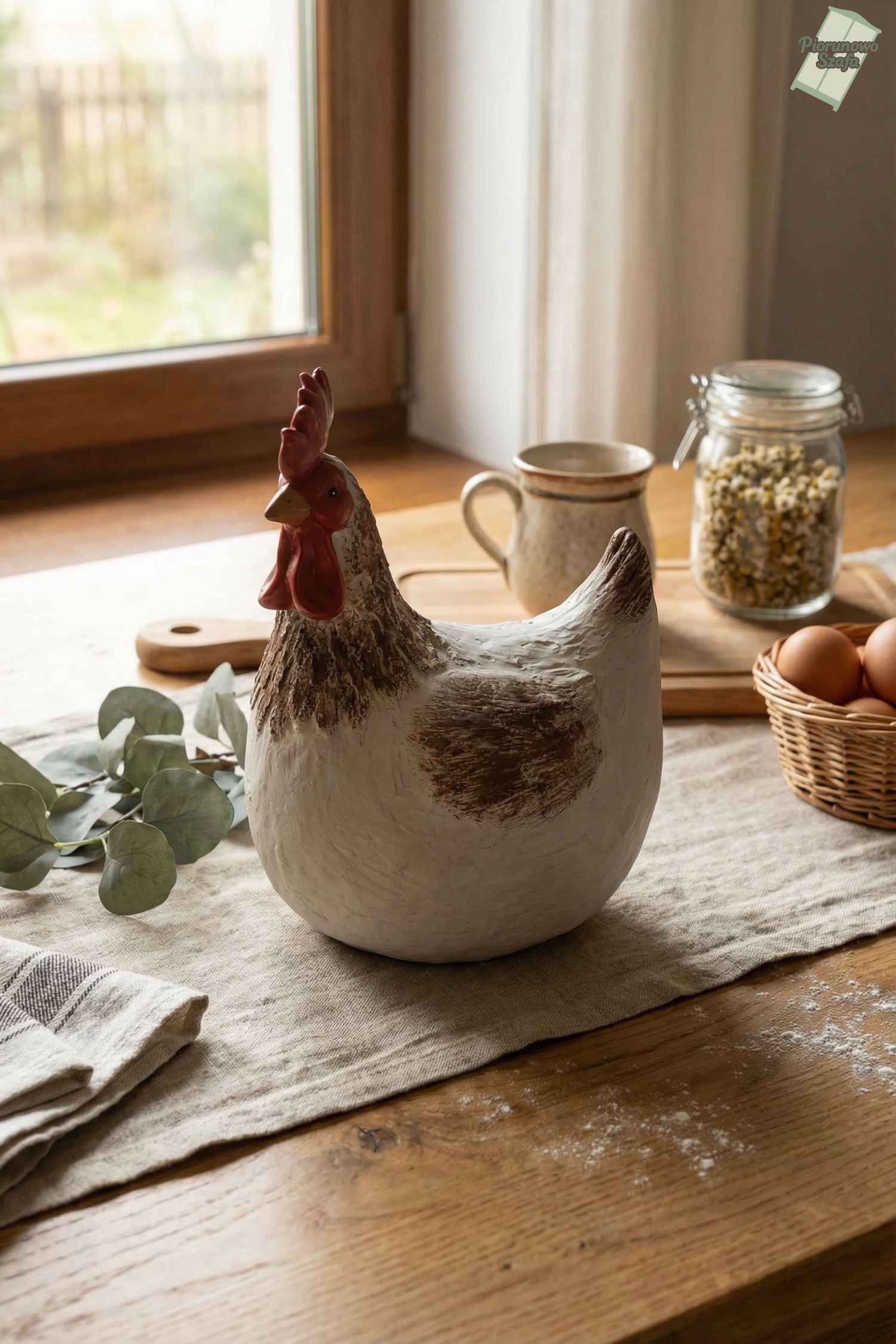 Figurka dekoracja ozdobna kogut